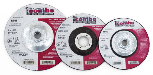 4-1/2" X 5/8-11 TYPE 27 A60S