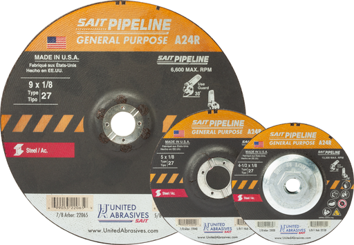 5" X 1/8" X 5/8-11 DISC