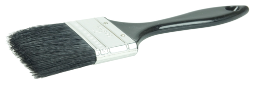2" Industrial Varnish Brush, Black China Bristle, 2" Trim Length, Blue Plastic Handle