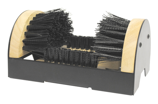 Boot Brush, 9" Long by 6" Wide, Black Nylon Fill