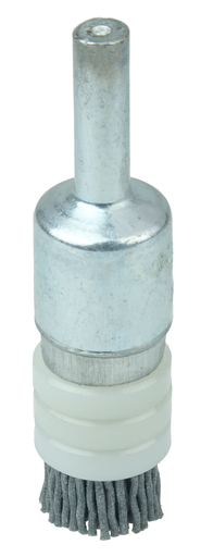 1/2" Banded Nylox End Brush, .040/120SC Crimped Fill