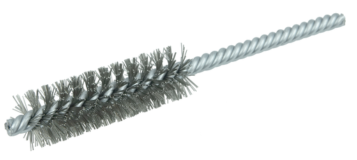3/4" Power Tube Brush, .0104" Stainless Steel Wire Fill, 2-1/2" Brush Length
