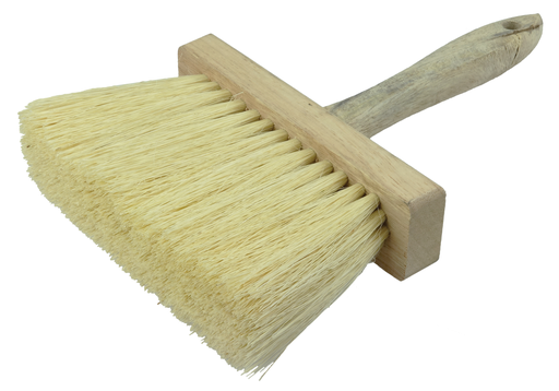 6-1/2" Masonry Brush, 3-1/2" Trim Length, White Tampico Fill