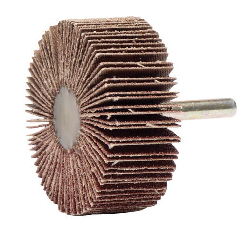 2-1/2" x 1" Tiger Coated Abrasive Flap Wheel, 1/4" Stem, 60AO