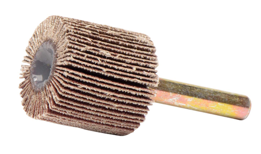 1" x 1" Tiger Coated Abrasive Flap Wheel, 1/4" Stem, 120AO