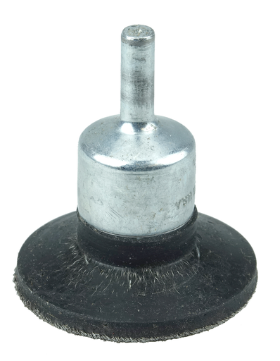 1-3/4" Polyflex Encapsulated Circular Flared Crimped Wire End Brush, .006" Steel Fill