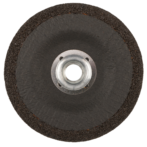 4-1/2" x 1/4" TIGER AO Type 27 Grinding Wheel, A24R, 5/8"-11 Nut