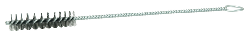 1/2" Hand Tube Brush, .006" Steel Wire Fill, 2" Brush Length