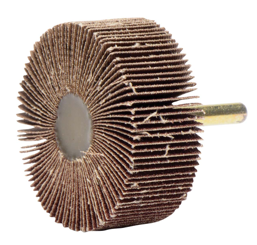 2-1/2" x 1" Tiger Coated Abrasive Flap Wheel, 1/4" Stem, 80AO