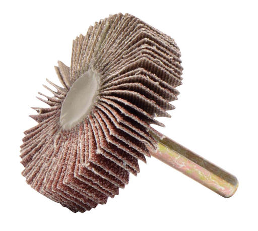 2" x 1/2" Tiger Coated Abrasive Flap Wheel, 1/4" Stem, 60AO