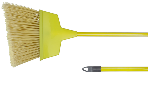 Large Angle Broom, Flagged Plastic Fill, 54" Overall Length
