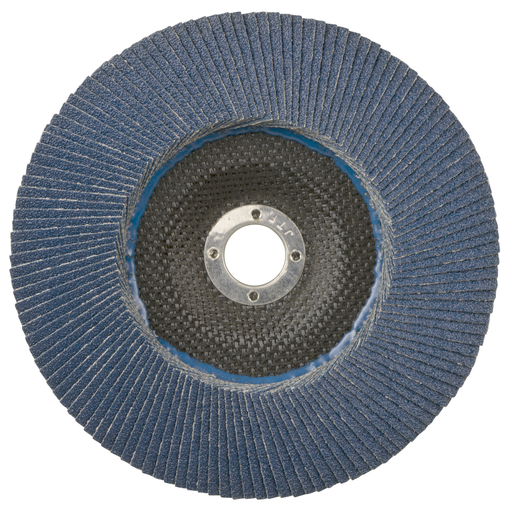 7" Big Cat Abrasive Flap Disc, Flat (TY27), Phenolic Backing, 40Z, 7/8" Arbor Hole