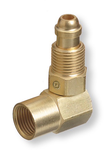 Western Enterprises AW-407 Inert Arc Adaptor 90 Degree RH Male B-Size Connection