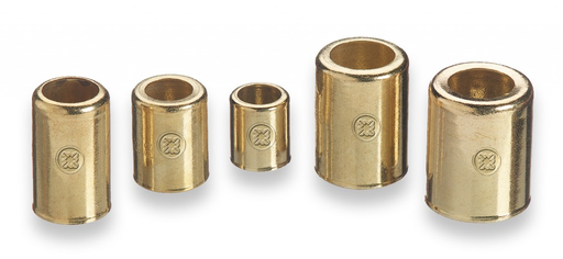 Western Enterprises 7322 Brass Hose Ferrules - Durable Brass Construction for Hose Repair