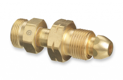 Western Enterprises 315 Cylinder Adaptor CGA-510 to CGA-520 for Welding Applications