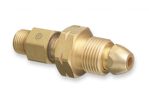 Western Enterprises 320 Cylinder Adaptor, CGA-510 to CGA-200 for Welding Applications