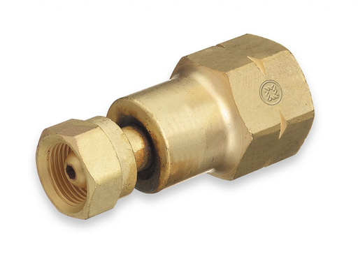 Western Enterprises 324 CGA-200 to CGA-510 Cylinder Adaptor for Welding Applications