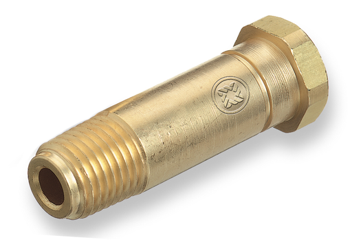 Western Enterprises CO-3 CGA 320 Fitting, 2 Inch Length with Washer