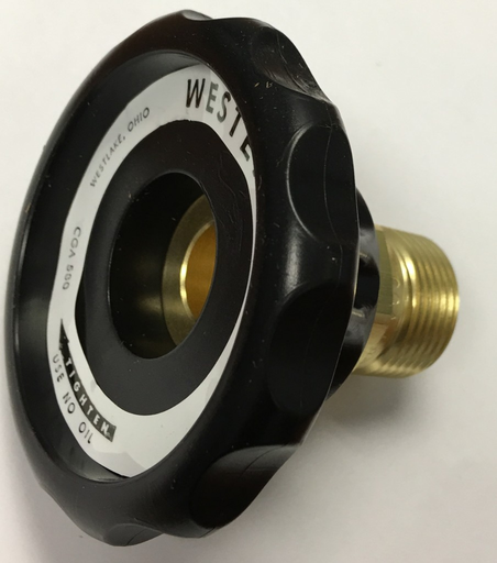 CGA HAND TIGHT NUTS WITH PLASTIC GRIP