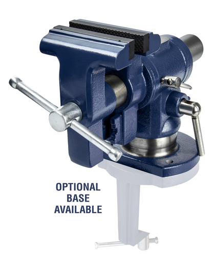 4" Multi-Jaw, Heavy-Duty, Ball Swivel Bench Vise