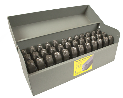 Stamp Set-1/8" Letter/Number Reversed 36 Pieces