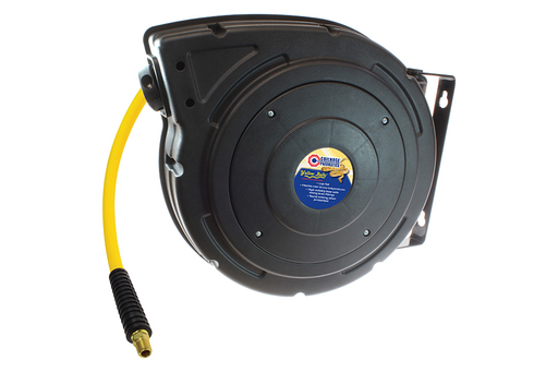 Yellow Belly Hybrid PVC Hose Reel, 3/8 ID x 50', 1/4" MPT