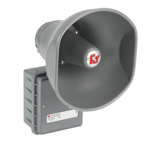 Mayer-DDS-SelecTone 15W Amplified Speaker, UL and cUL, 120VAC, Gray-1