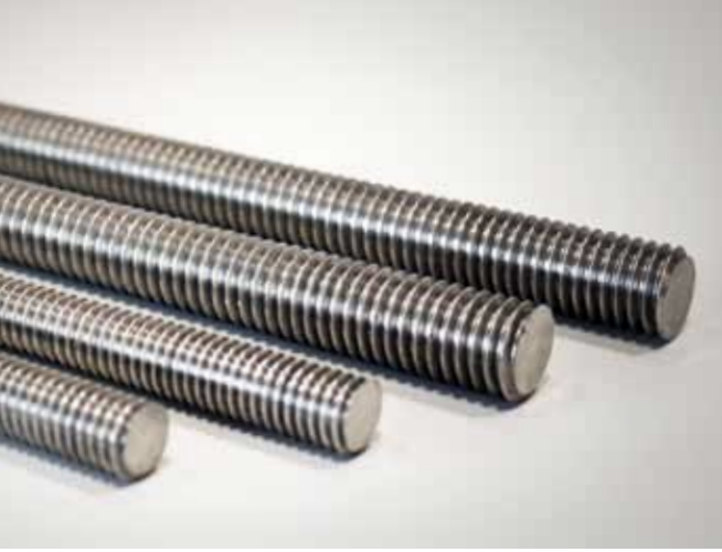 Product image for BRIGBE 777023 5/16IN-18 X 6FT UNC A307 GRADE A ALL THREAD RODS ZINC CR+3 PRICED PER STICK