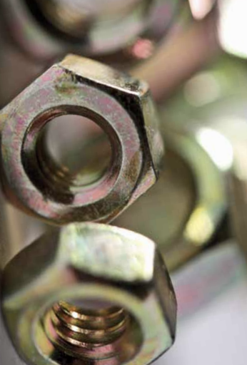Hex Nut, Coarse Thread, Low Carbon, Hot Dip Galvanized, 5/8"-11
