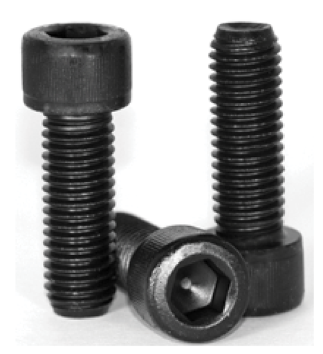 Socket Head Cap Screw, Coarse Thread, 1/4-20, 1.75" Length, Thermal Black Oxide