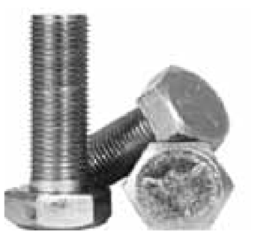 Hex Cap Screw, Grade 5, Coarse Thread, 1/2-13, 8" Length, Medium Carbon, Zinc Plated (Cr+3)