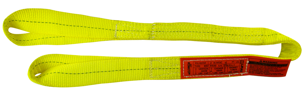 Product image for LIFTAL EE2802DTX4 SLING 2"X4' WEB E/E 2 PLY TWIST EYE