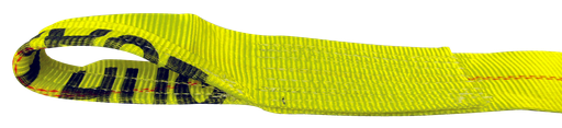 4" X 27' SEWN EYE 15K LOAD HUGGER POLY TIEDOWN W/RATCHET
