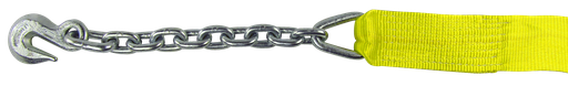 4" X 27' CHAIN ANCHOR 15K LOAD HUGGER POLY TIEDOWN W/RATCHET