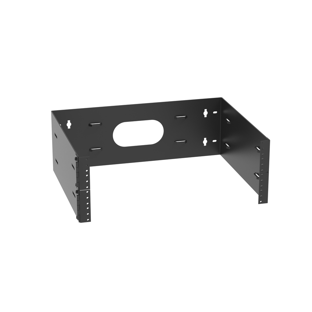 Panduit WBH4E Hinged Wall Mount Bracket, 4RU, 15.8 in. Deep, Black Product image for Panduit WBH4E Hinged Wall Mount Bracket, 4RU, 15.8 in. Deep, Black