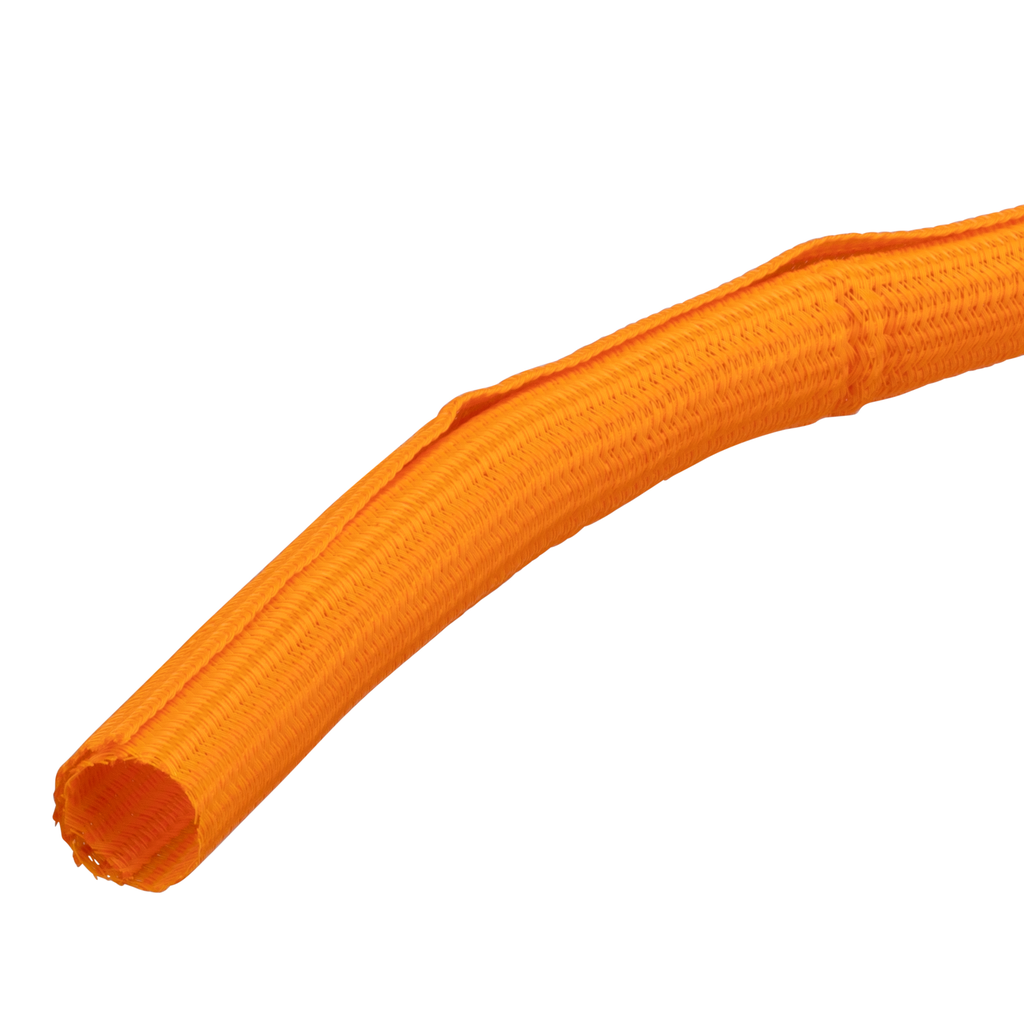 Product image for Panduit SE200PS-LR3 Pan-Wrap Braided Sleeving, 2.00" (50.8mm) Diameter, 50' (15.2m),ORG PET