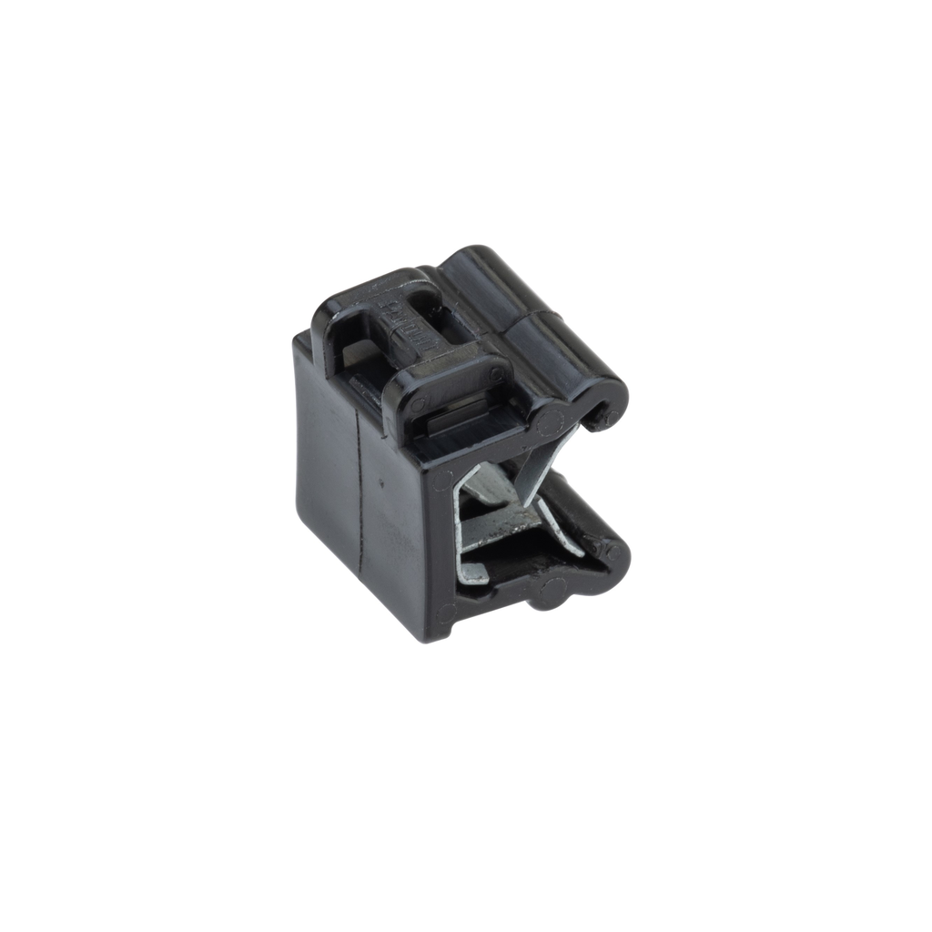 Product image for Panduit CMS24-M300 CMS24-M300 Edge Clip Side Mount, Black, High Heat/UV PA6.6, .118-.236", PK1000