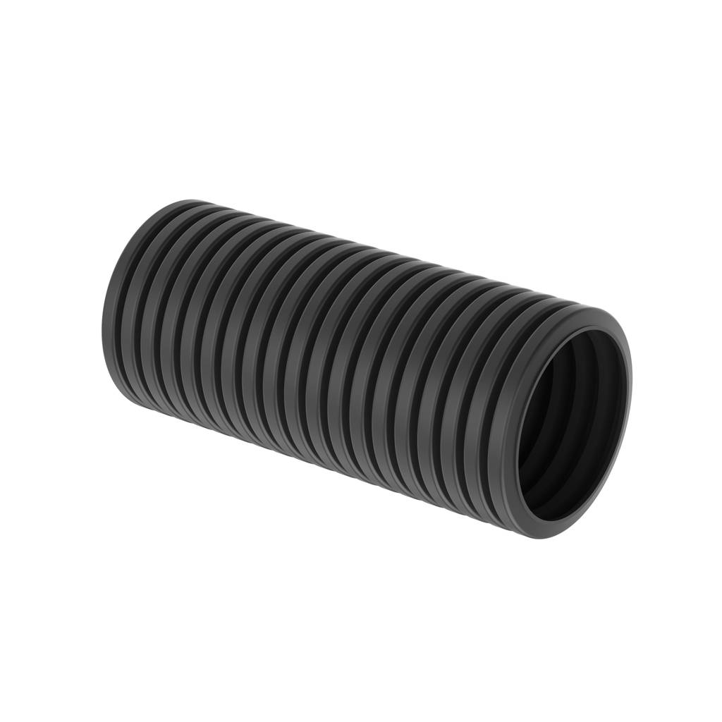 Product image for Panduit CLT100N-C630 Corr. Loom Tubing Nylon, 0.917" (23.29mm) x 100', HS Black,PK1