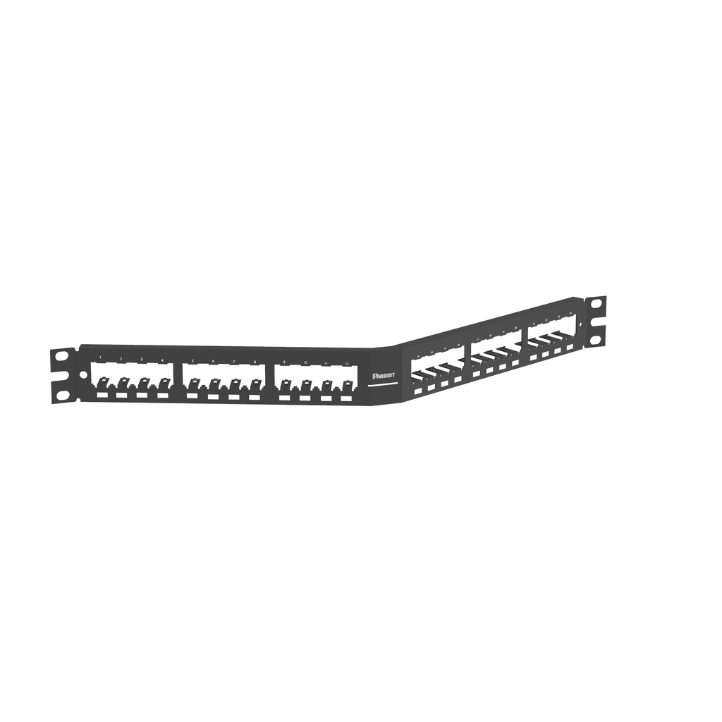 Panduit CPA24BLY Mini-Com® Angled Patch Product image for Panduit CPA24BLY Mini-Com® Angled Patch