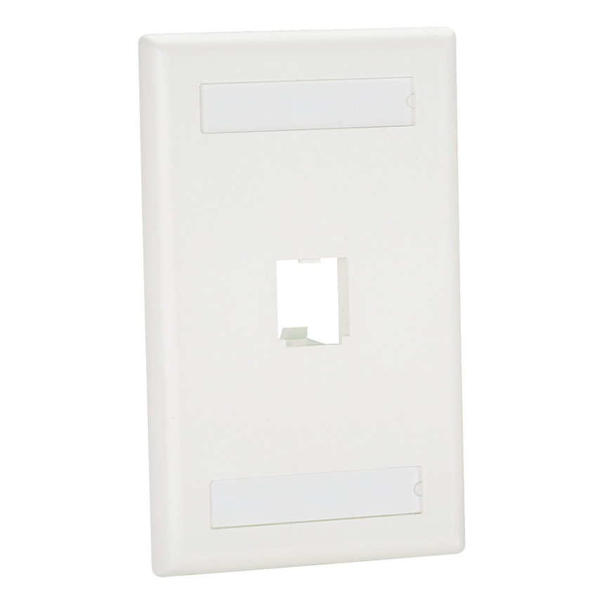 Product image for Panduit CFPL1IWY Classic, Faceplate, 1 Port, Off White