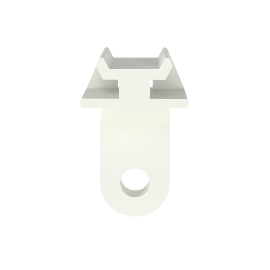 Product image for Panduit LHMS-S6-D Cable Tie Mount, Lightening Hole #6 Screw (M3)