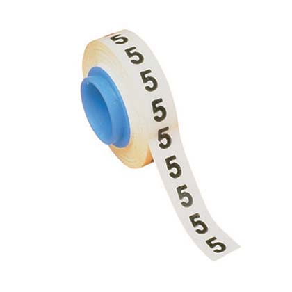 Product image for Panduit PMDR-5 8 Foot Pre-Printed Marker Tape Refill Roll