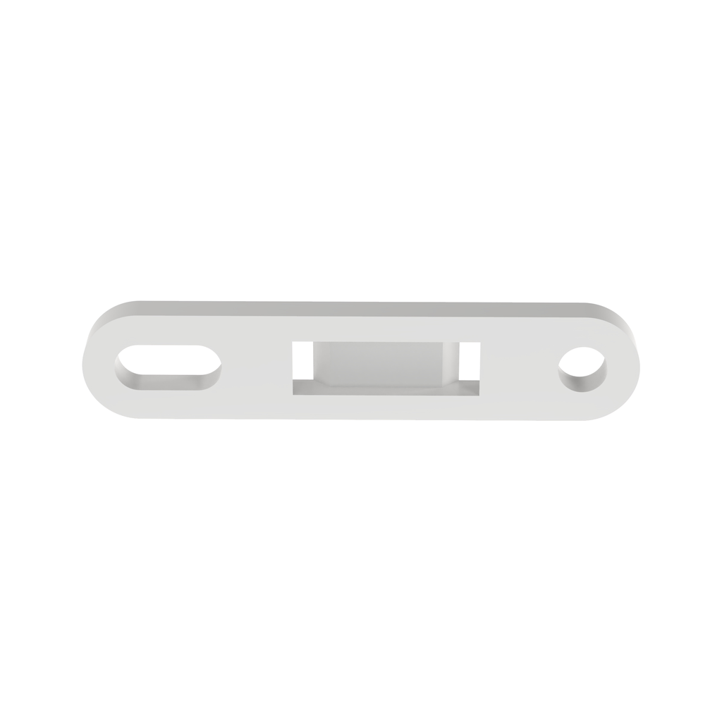 Product image for Panduit TP4H-D Cable Tie Mount, Natural, PA 6.6, Screw, 3.08x0.62", PK500
