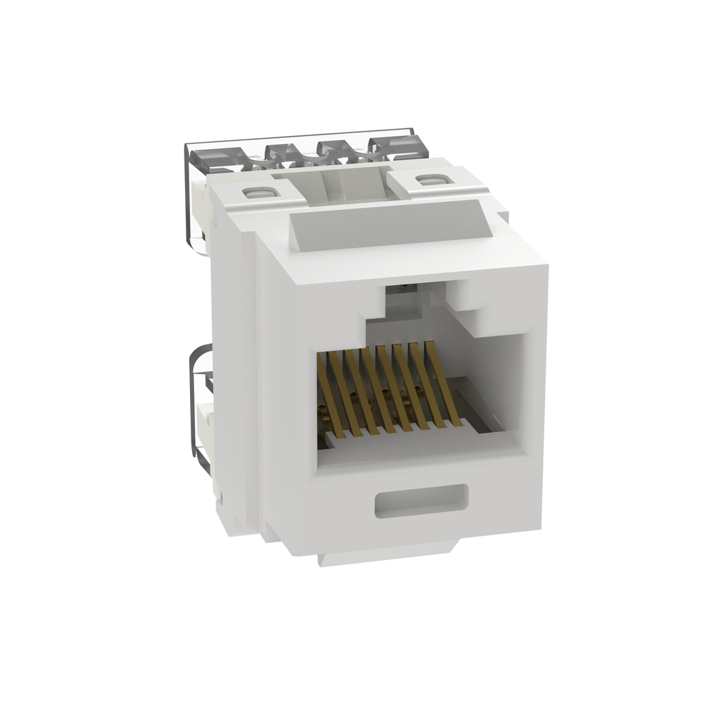 Mayer-DDS-NetKey Cat 5e Punchdown Jack, White-1