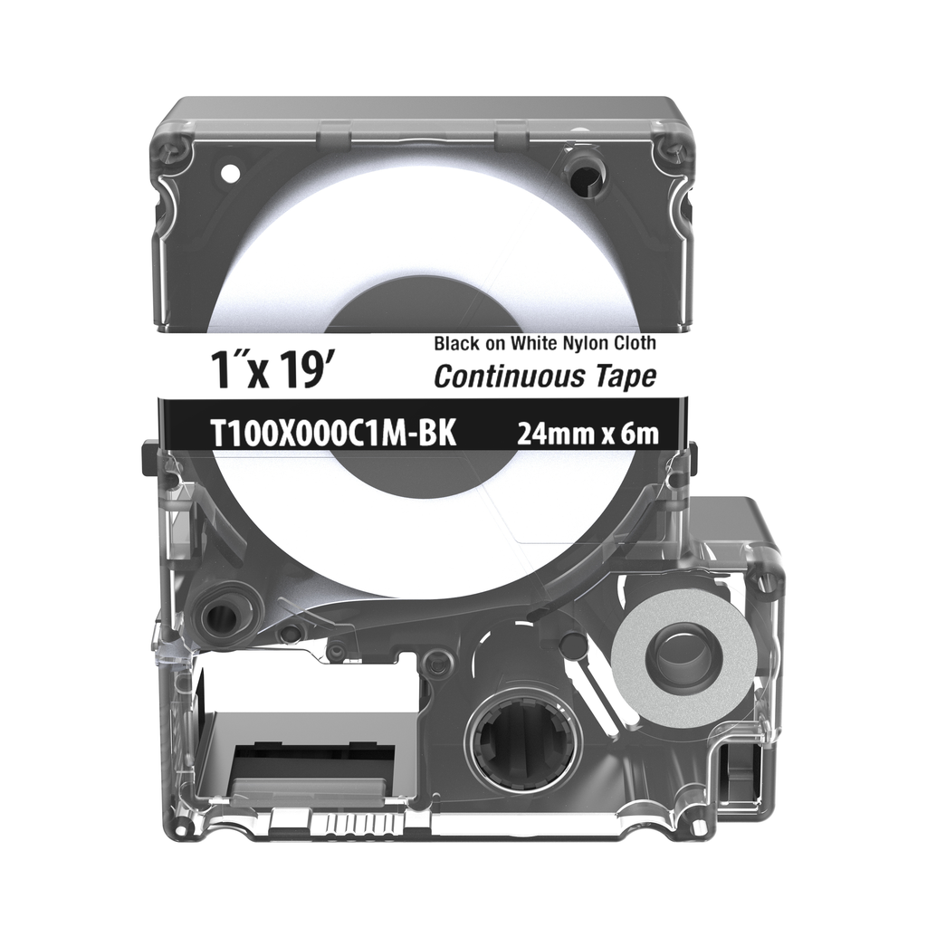 Product image for Panduit T100X000C1M-BK Continuous Tape Cassette