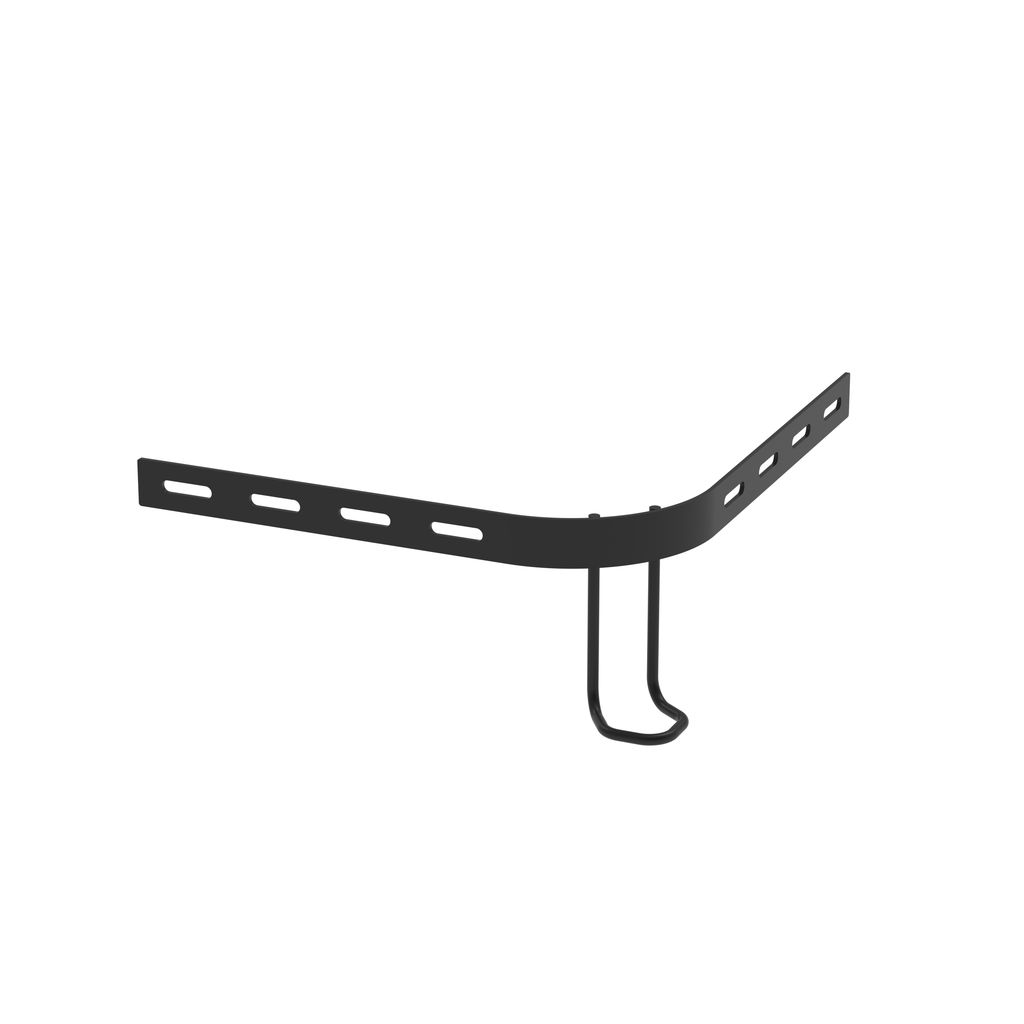 Product image for Panduit PWBIB4BL Radius Intersection 90 Brackets, 4" H, Black