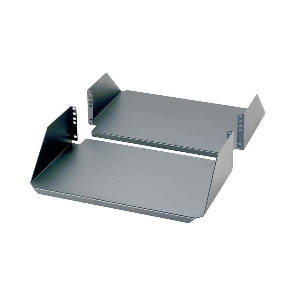 Product image for Panduit SRM19CM3 Rack Mount Cantilevered Shelf, 3 RU, Aluminum, Blackack
