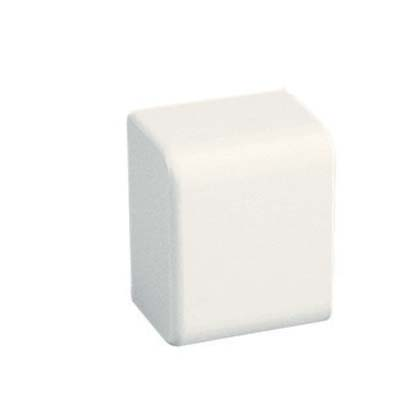 Product image for Panduit ECFX10WH-X Surface Raceway, LDPH10 Power Rated End Cap, White