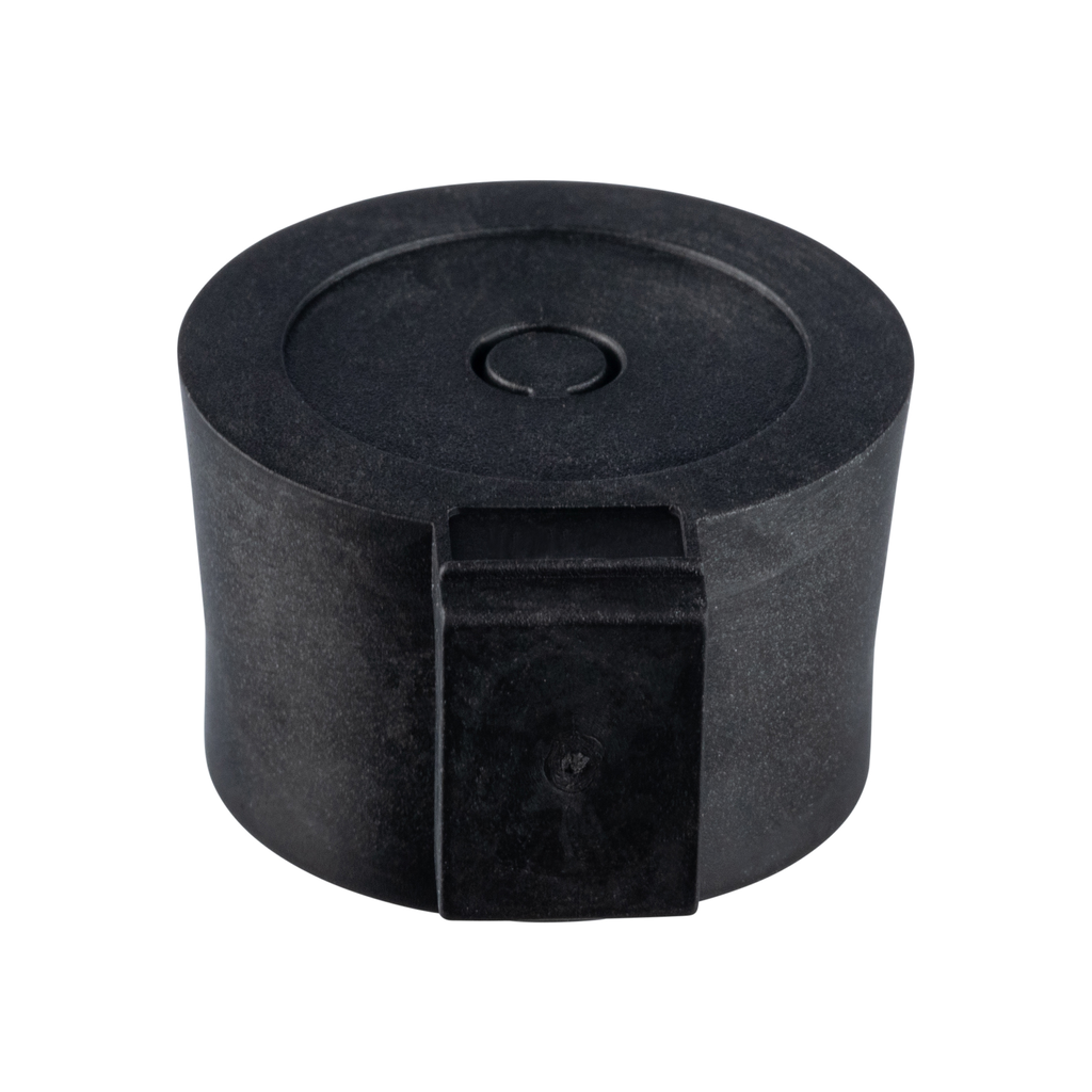 Product image for Panduit CEGBLM Cable Entry Grommet, Single, Medium, Blackank, Black TPE, 4 PC