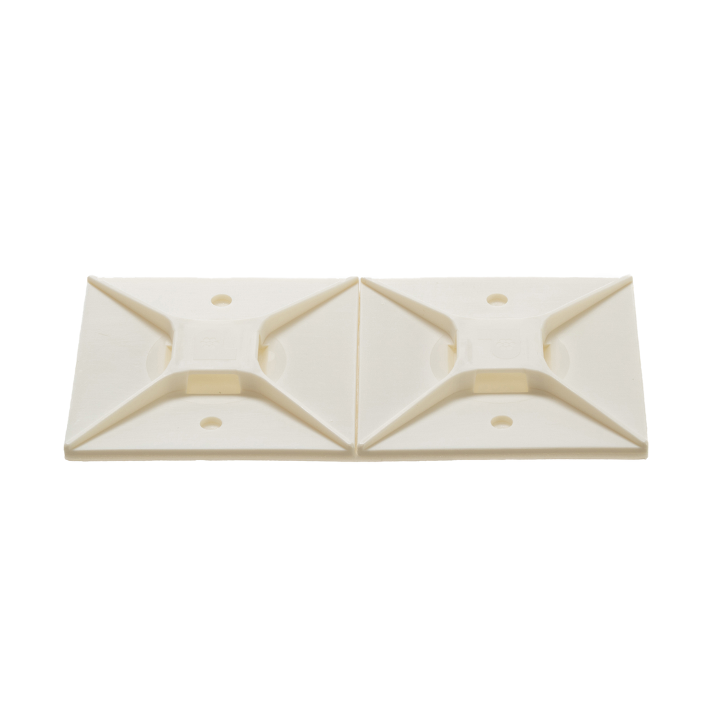 Panduit ABM4H-A-L Cable Tie Mount, Adh., 2"x2" (50.8mm x 50.8mm), WH Product image for Panduit ABM4H-A-L Cable Tie Mount, Adh., 2"x2" (50.8mm x 50.8mm), WH